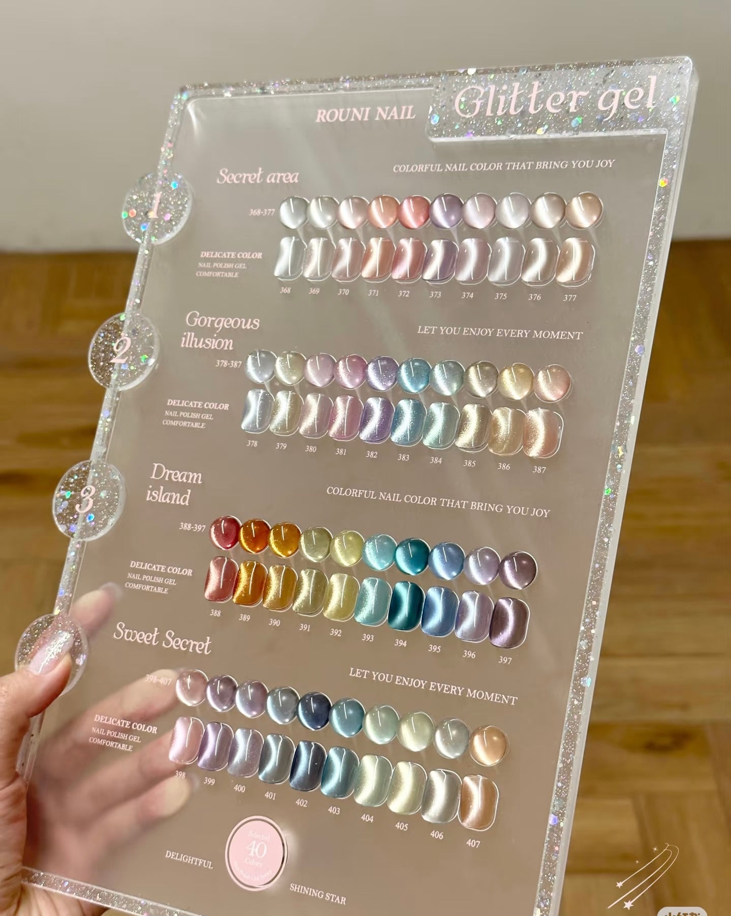 SILK CATEYE 40 COLOR - ROUNI GEL