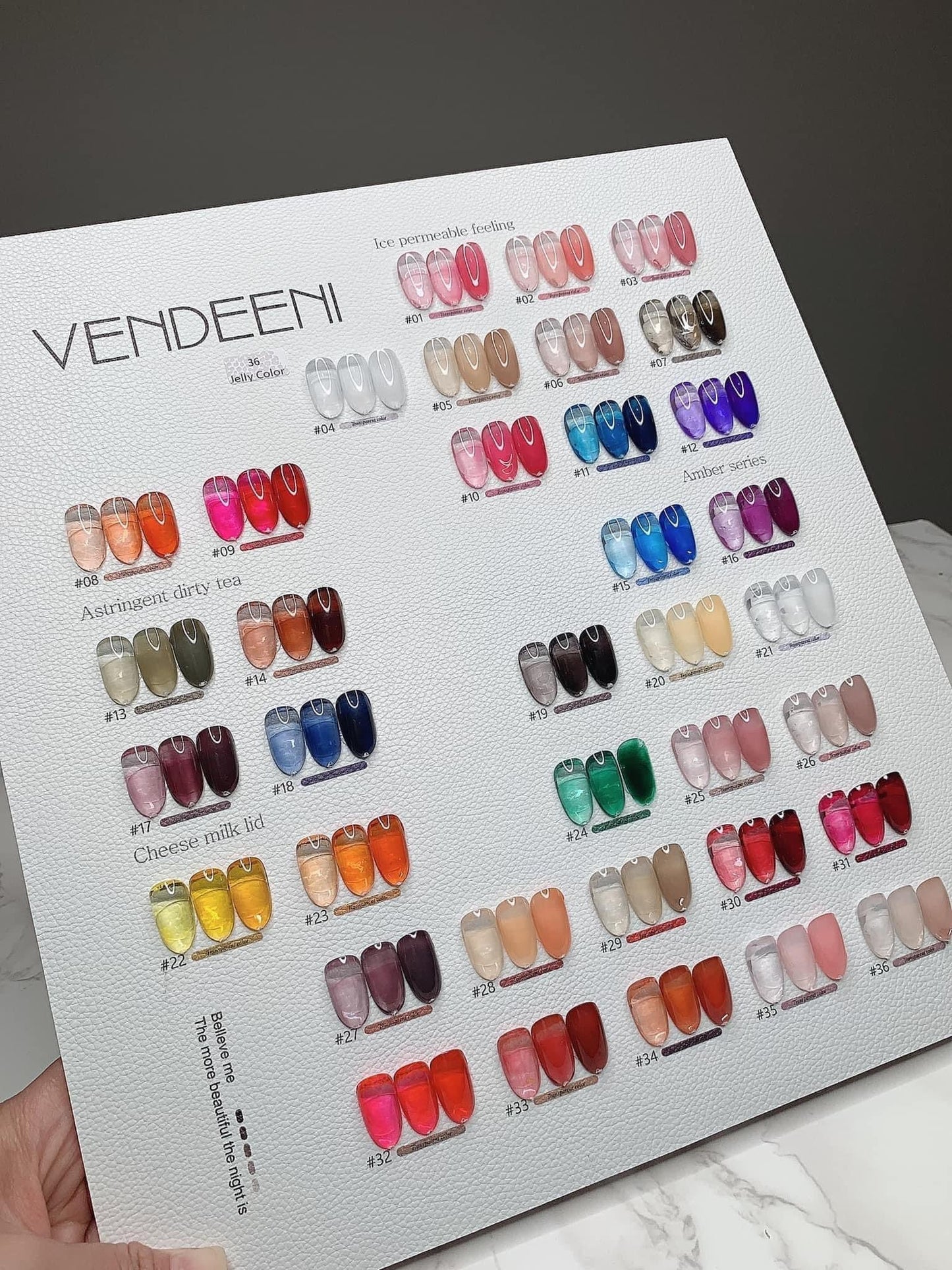 VENDEENI JELLY 36 COLOR
