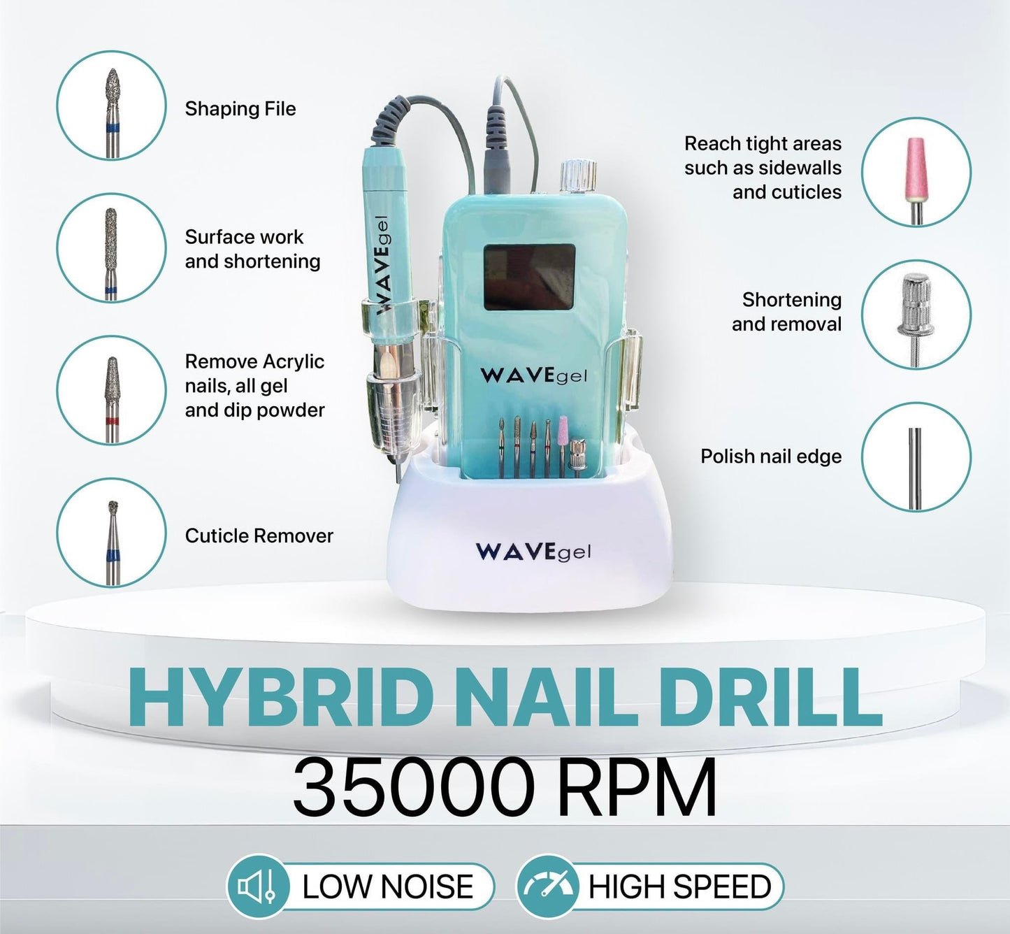 WAVEGEL HYBIRD NAIL DRILL 35000RM