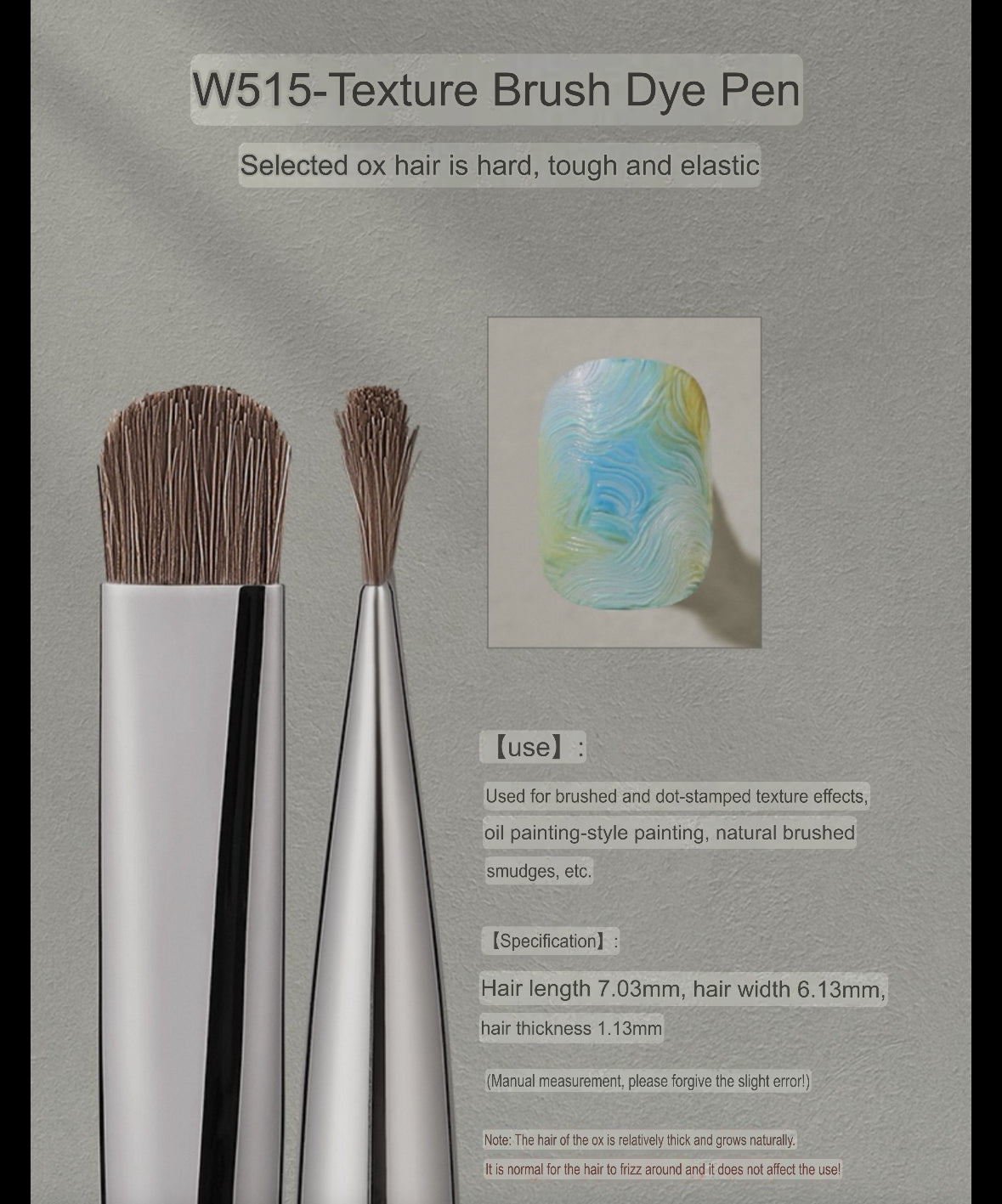 MR NAIL MIRROR BRUSH SET