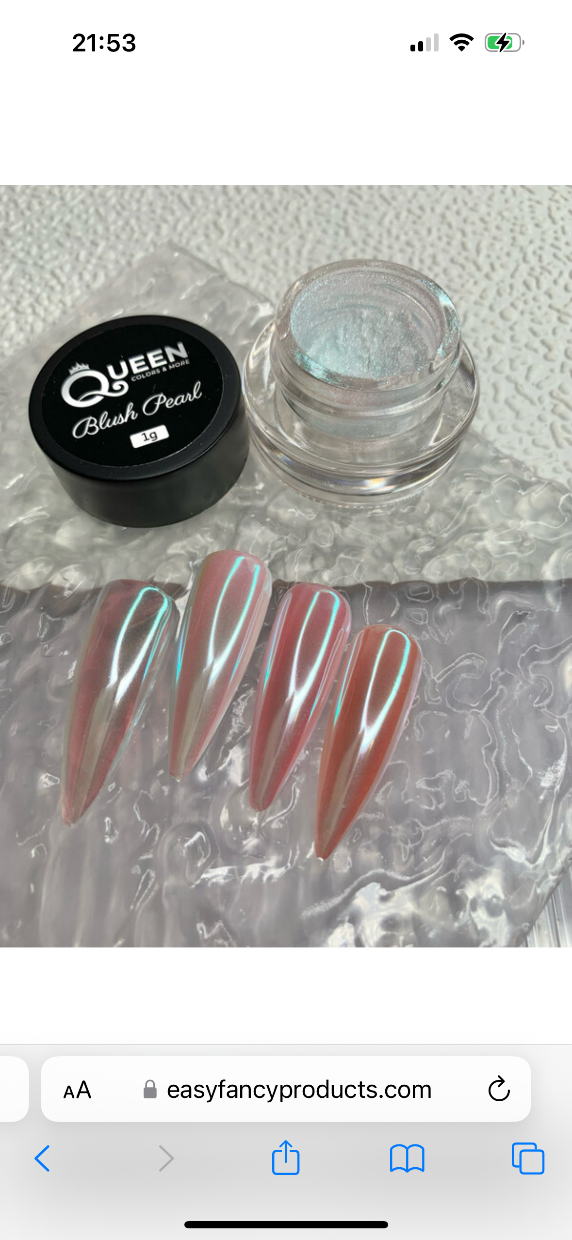 Queen Blush Pearl Chrome 1g