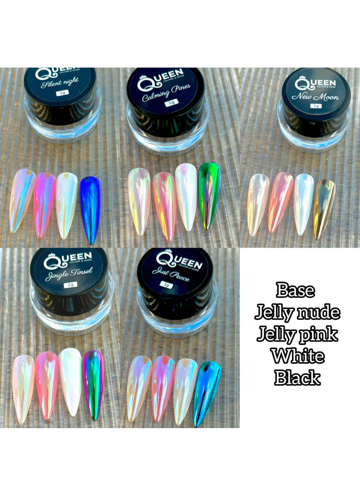 VIRAL CHROME WHITE SET 17PCS