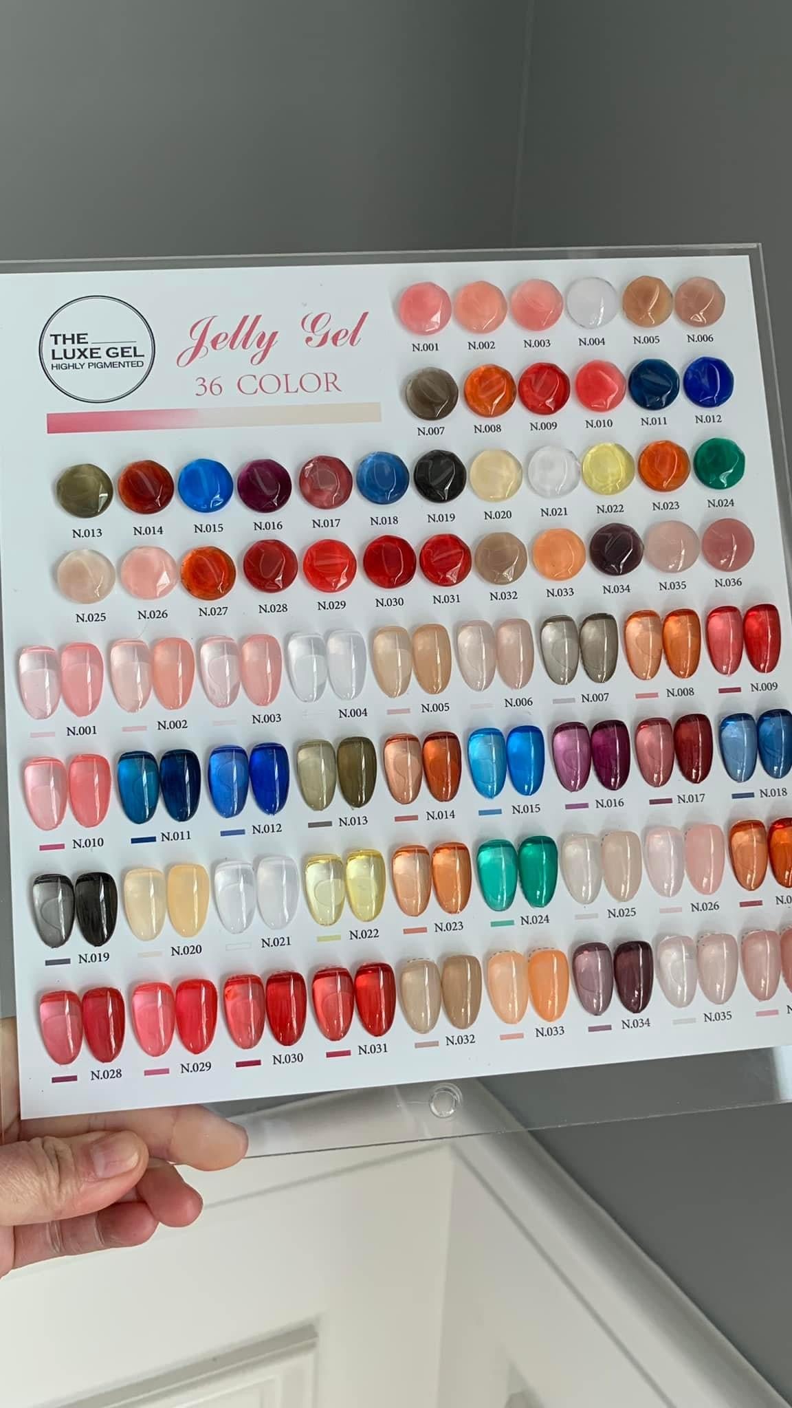 EF LUXE GEL JELLY GEL 36 COLOR