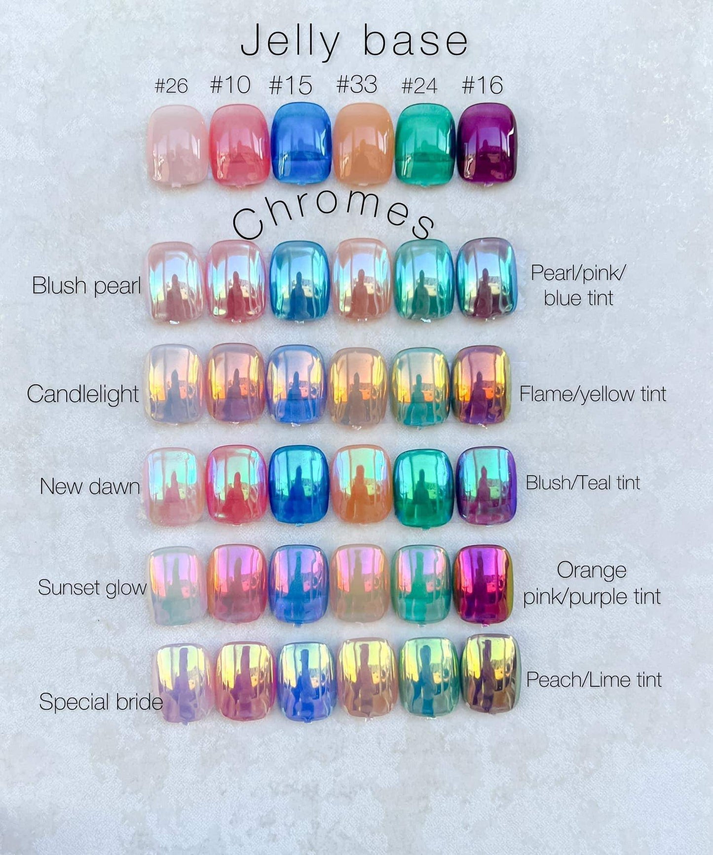 EF LUXE GEL JELLY GEL 36 COLOR