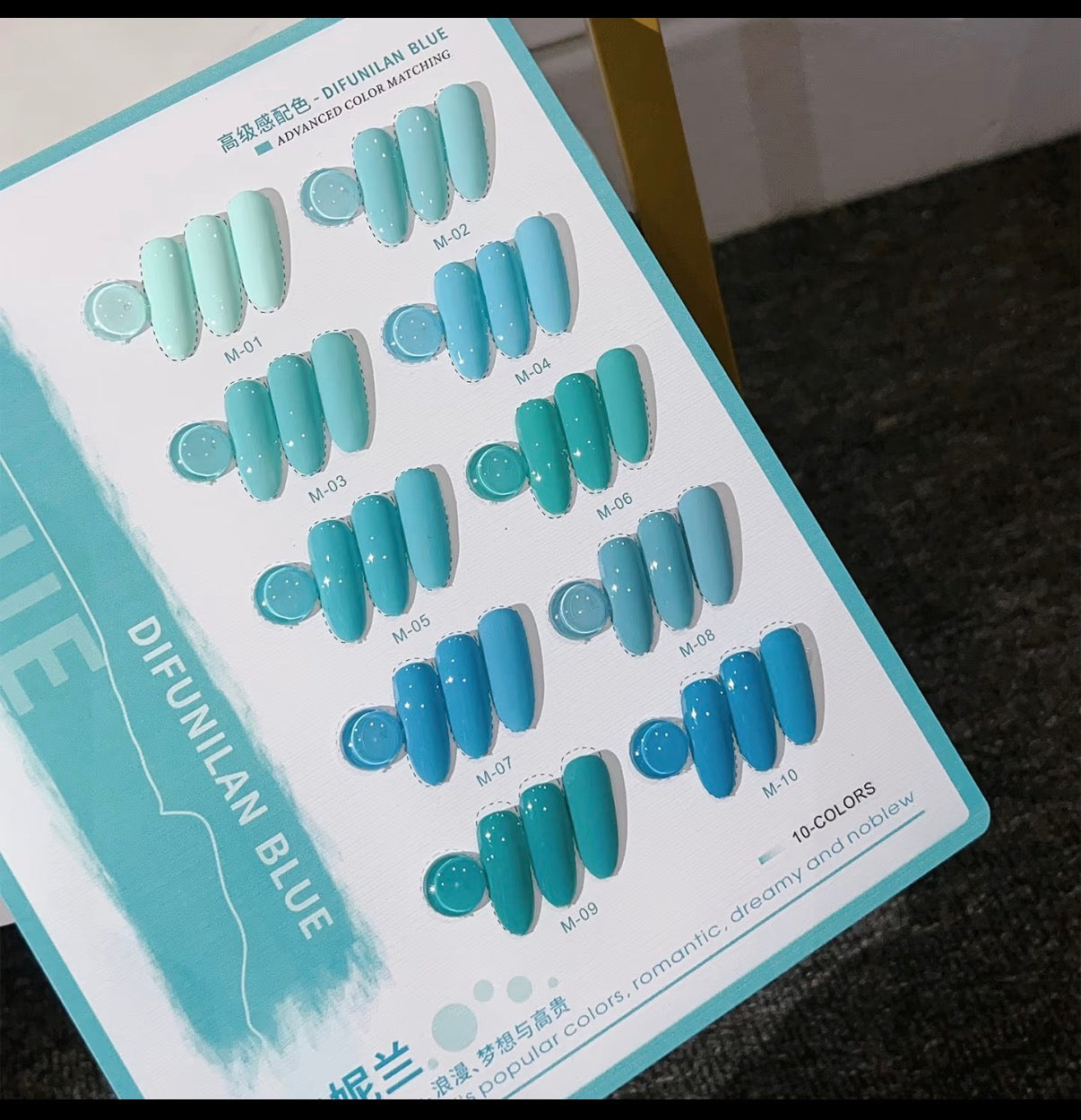 TIFFANY GEL SET 10 COLOR - HOT 2026- PRE ORDER 10 DAYS