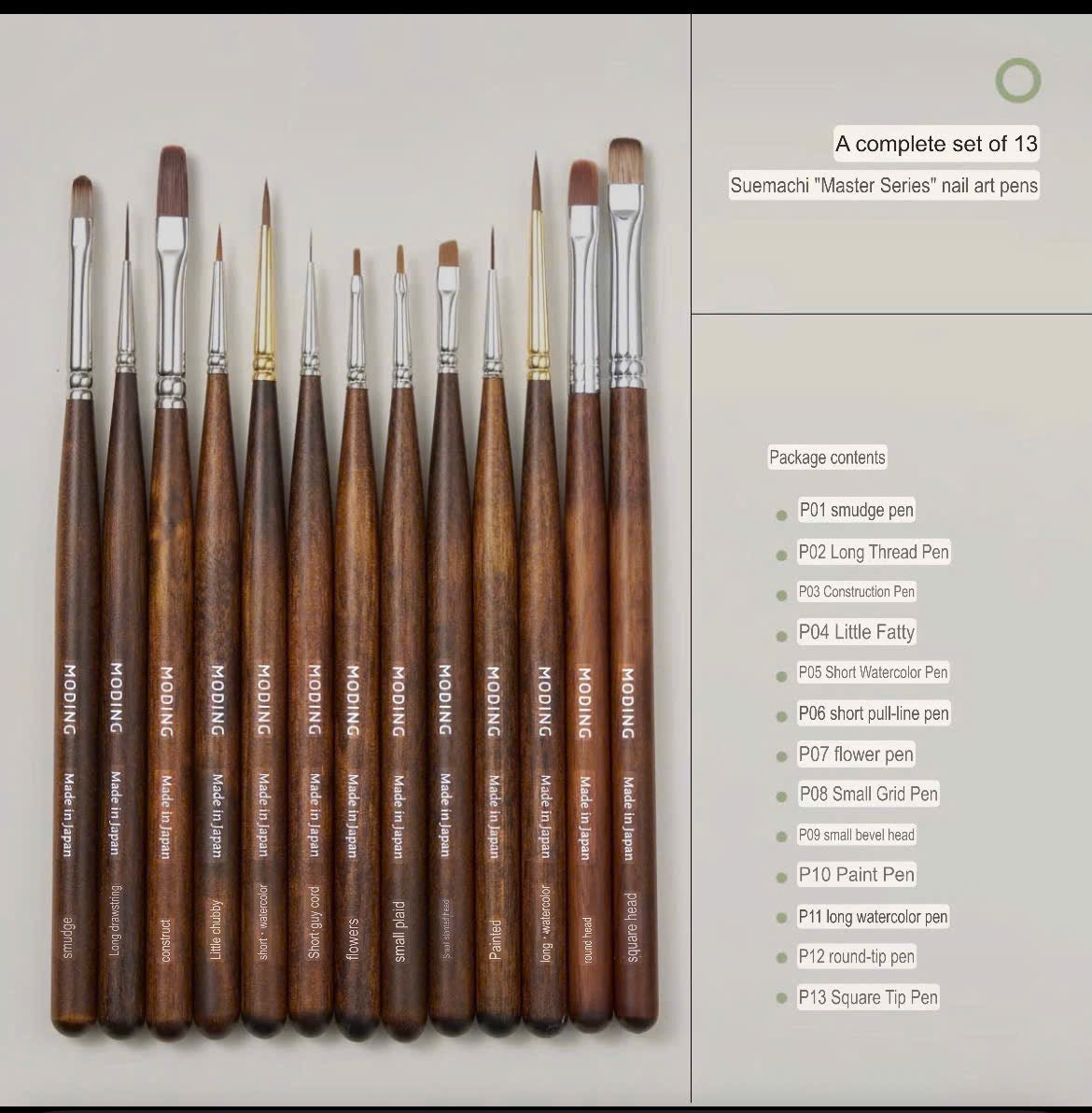 MODING BRUSH SET 13PCS