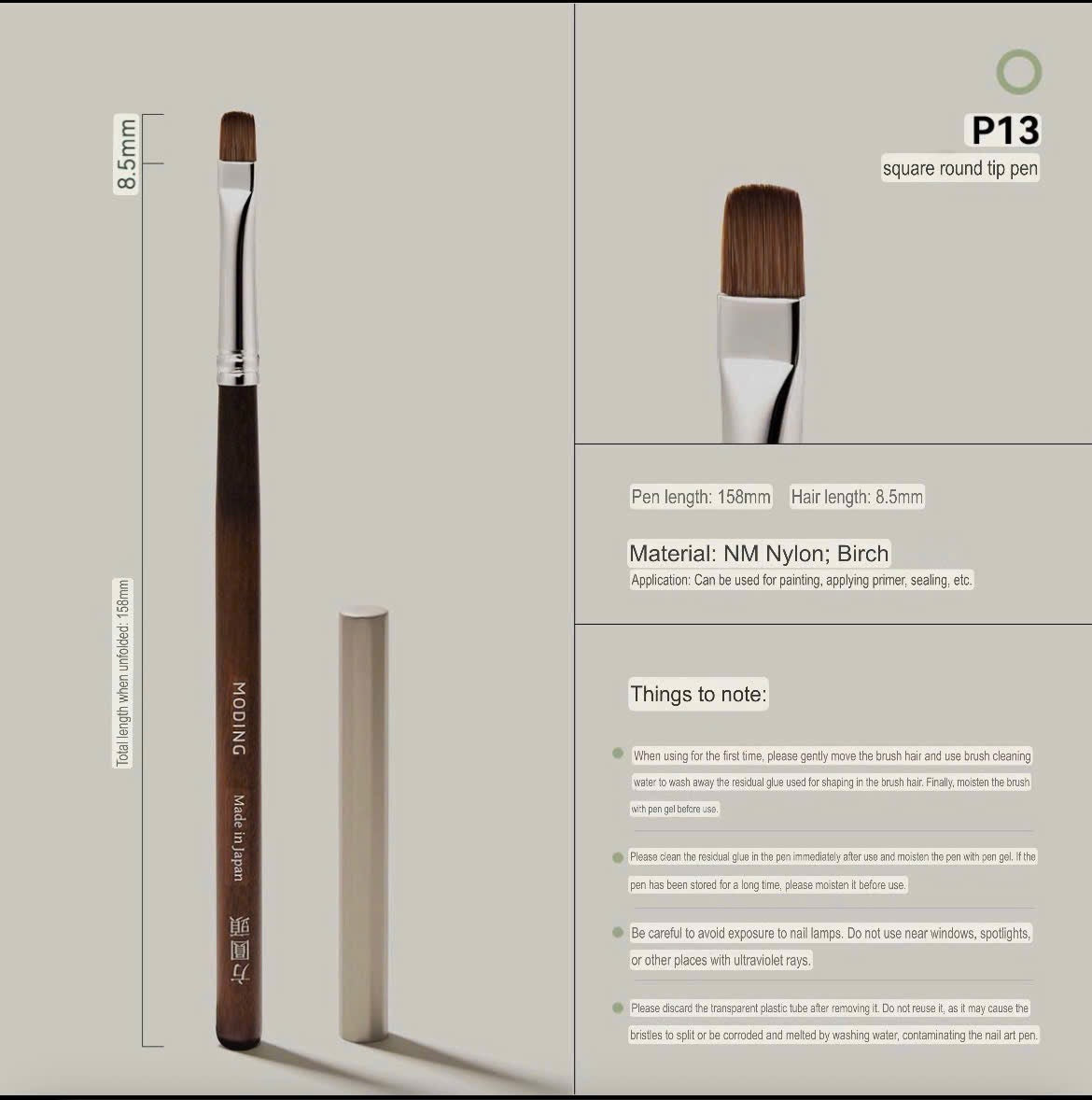 MODING BRUSH SET 13PCS