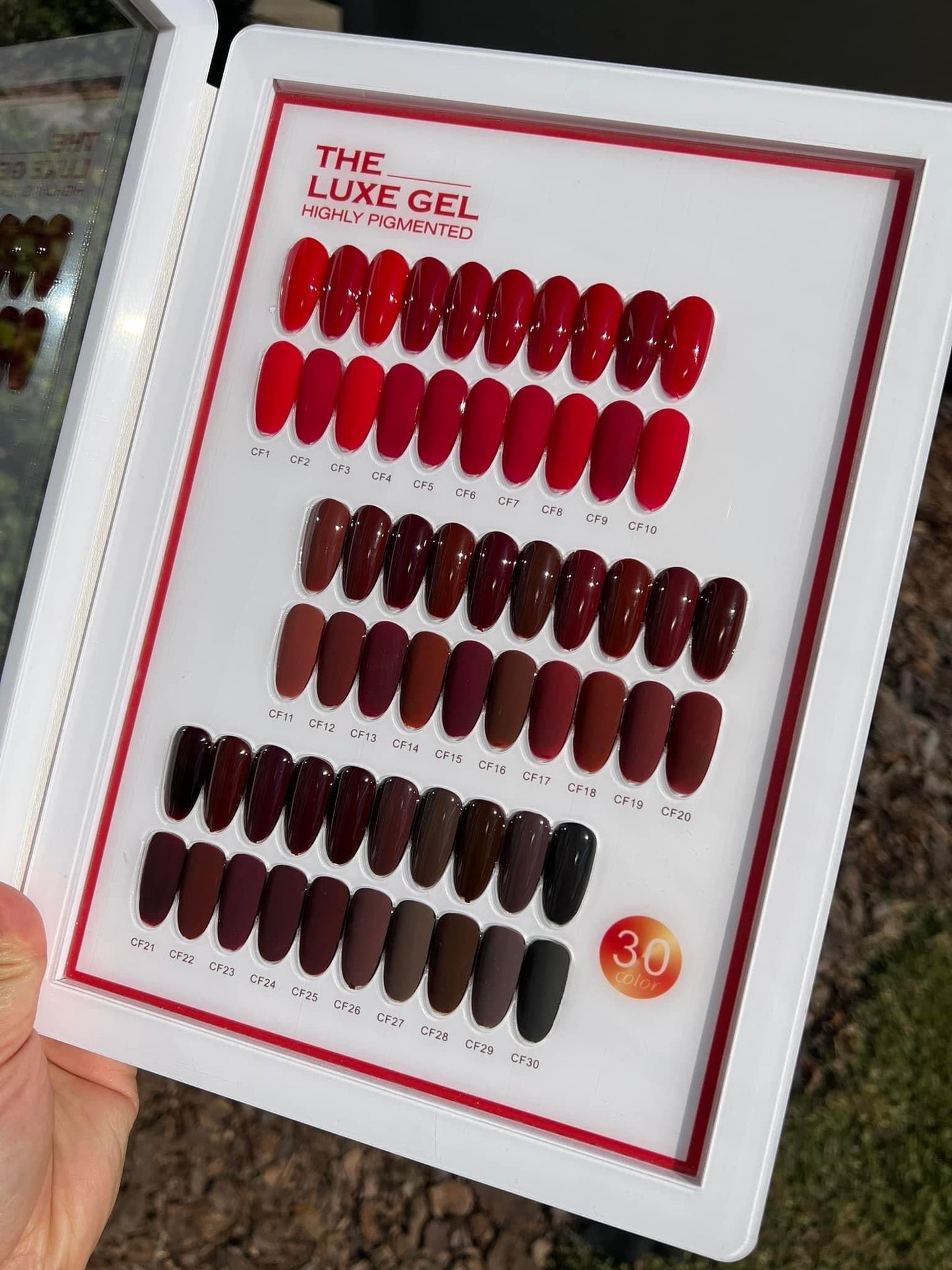 EF LUXE GEL COMFY COZY - RED COLLECTION