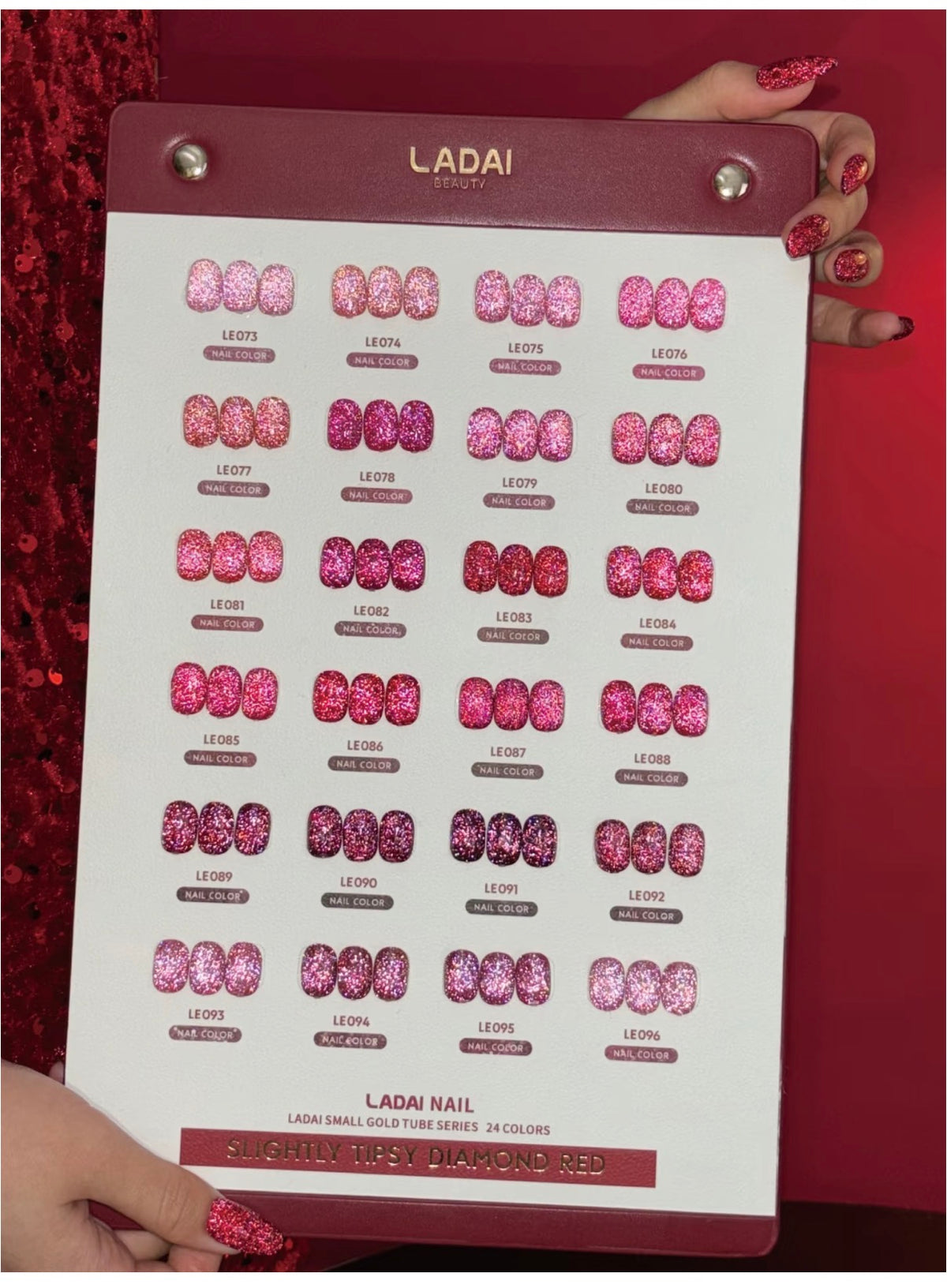 LADAI SLIGHTLY TIPSY DIAMOND RED 24 COLOR