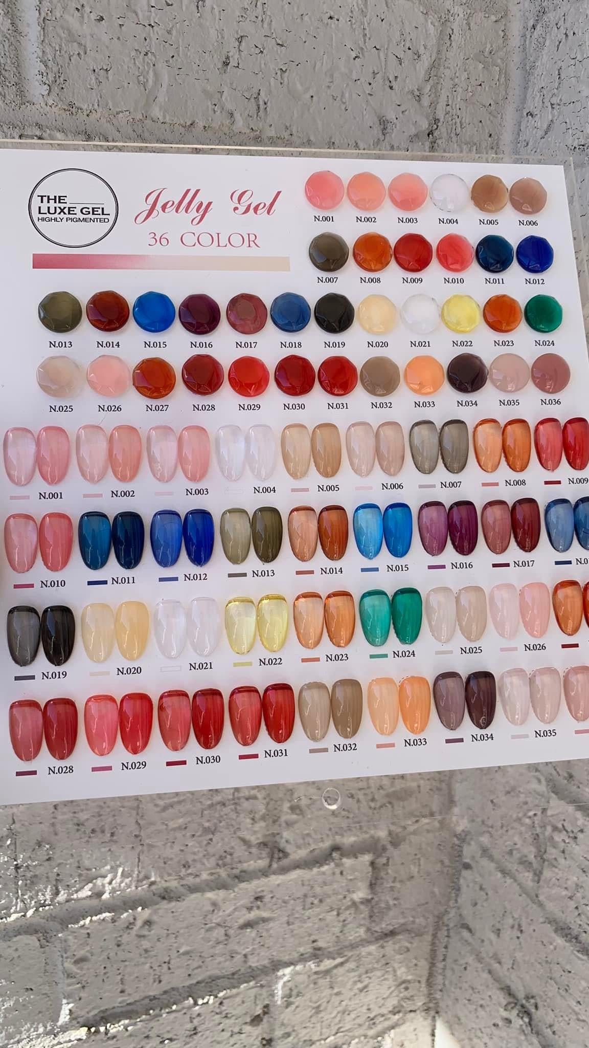 EF LUXE GEL JELLY GEL 36 COLOR