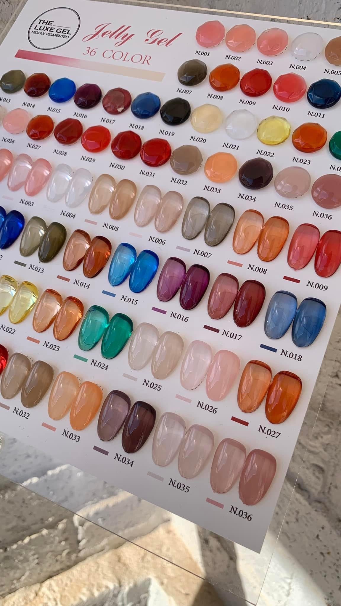 EF LUXE GEL JELLY GEL 36 COLOR