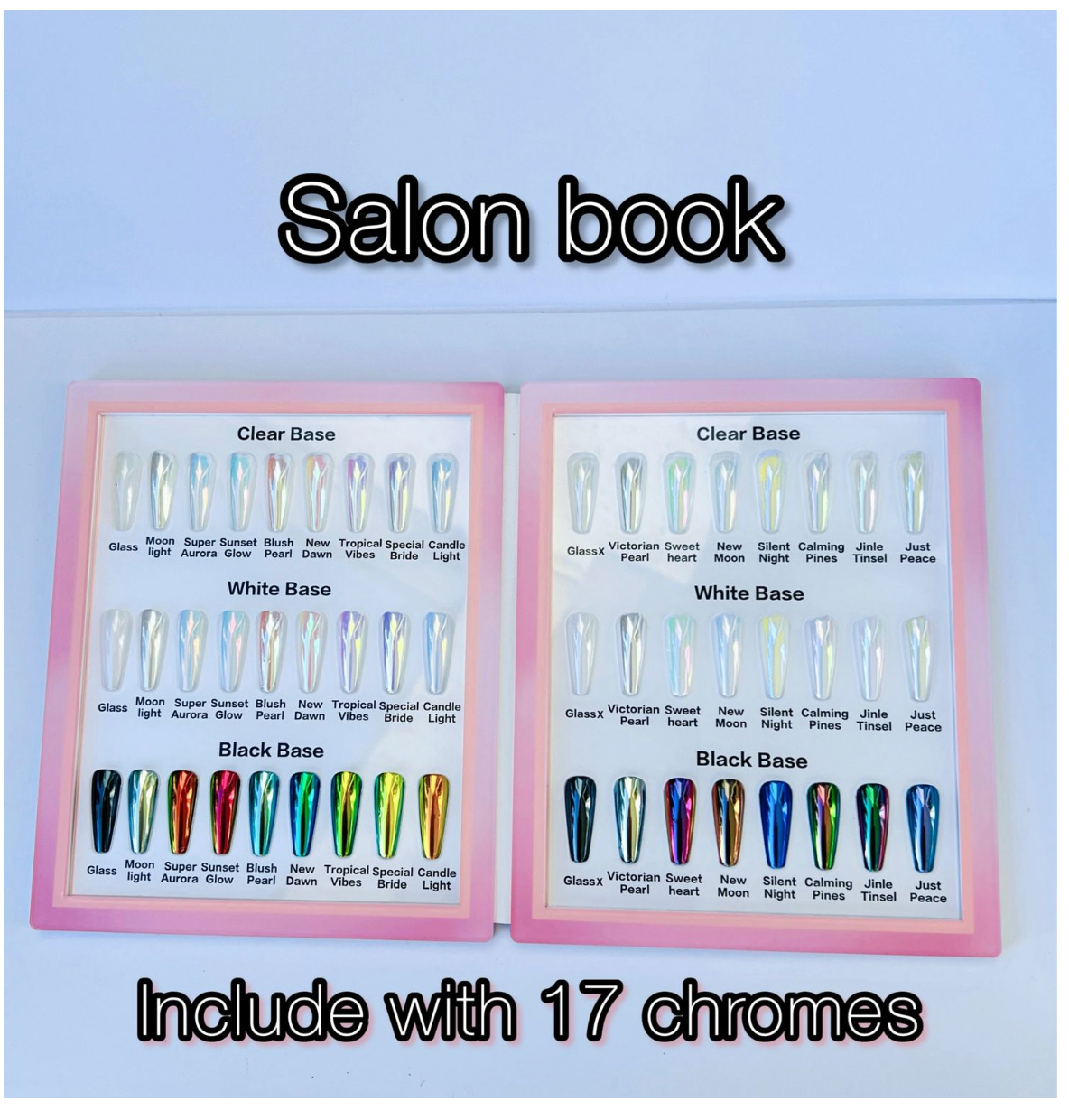 VIRAL CHROME WHITE SET 17PCS