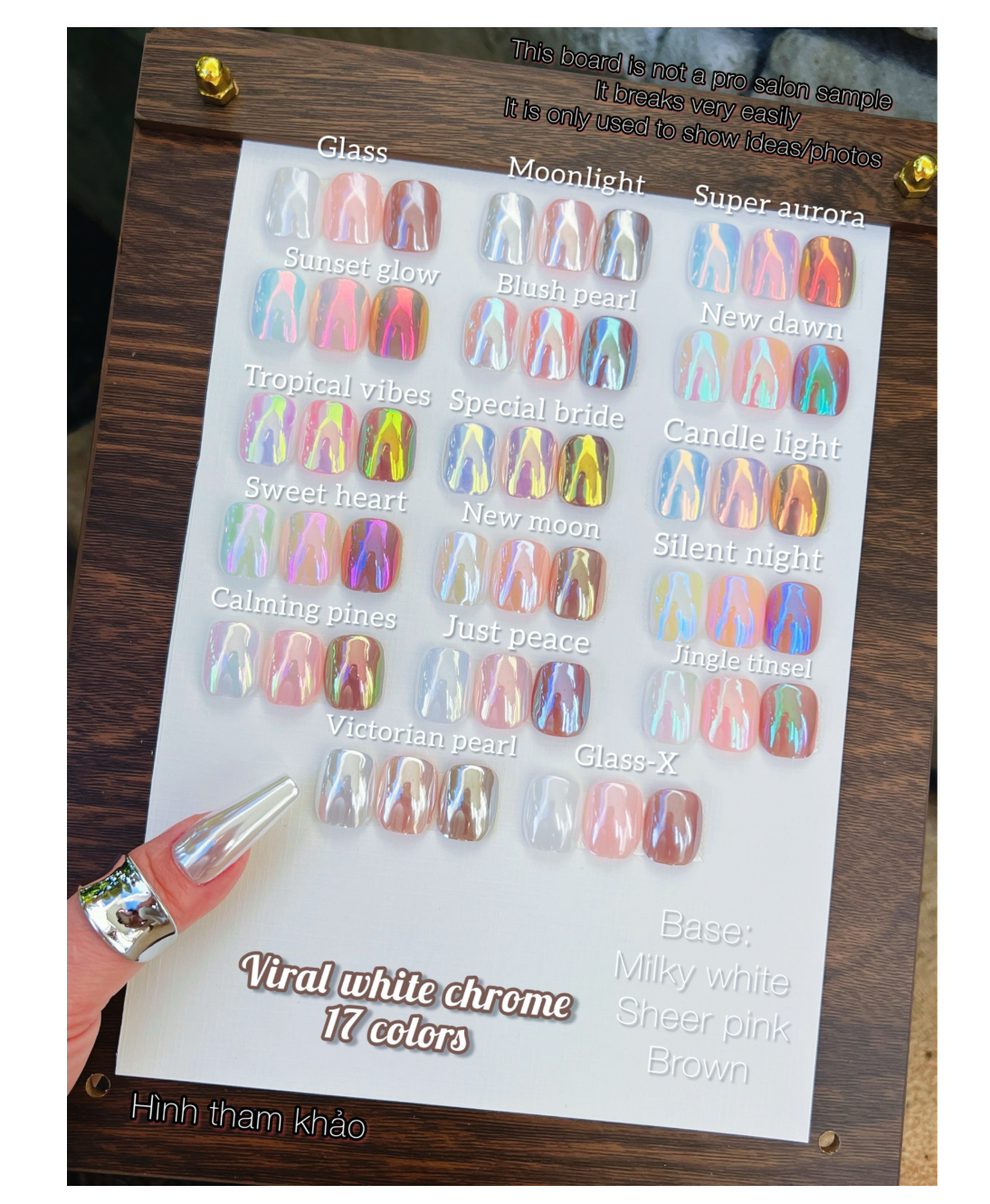 VIRAL CHROME WHITE SET 17PCS