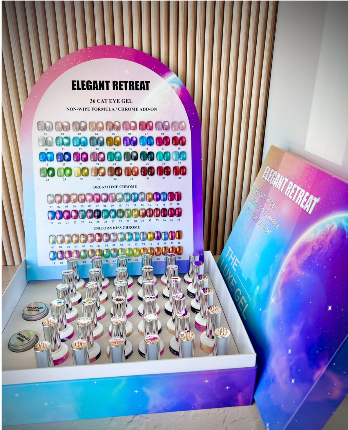 ELEGANT RETREAT CATEYE & CHROME SET - PRE ORDER - SHIP OUT JUNE 1
